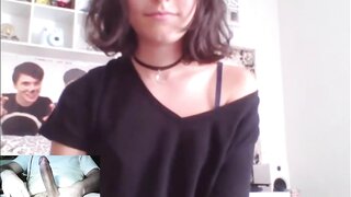 Adorable Teen Says She's Disgusted by Kingdickflash but Won't Look Away