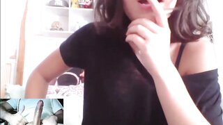 Adorable Teen Says She's Disgusted by Kingdickflash but Won't Look Away