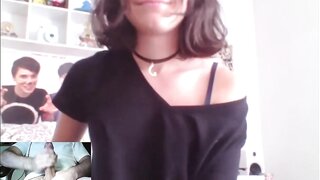 Adorable Teen Says She's Disgusted by Kingdickflash but Won't Look Away