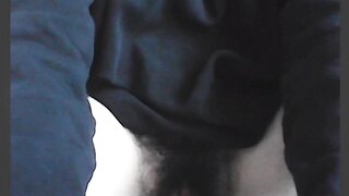 Polish Girl plays with hairy Pussy