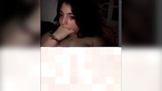 teen plays simon says and shows off her perfect tits and pussy