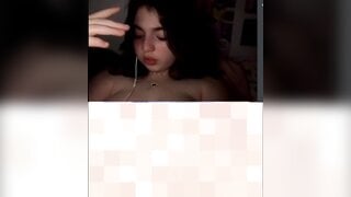 teen plays simon says and shows off her perfect tits and pussy