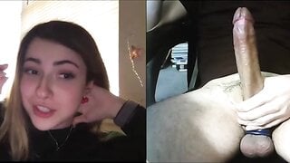 "You Still Haven't Cum?!" Asks Giggling Teen Watching Kingdickflash