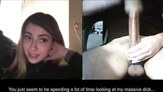 "You Still Haven't Cum?!" Asks Giggling Teen Watching Kingdickflash