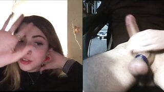 "You Still Haven't Cum?!" Asks Giggling Teen Watching Kingdickflash