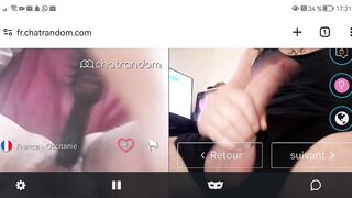Teen chatroulette loving huge cock