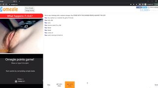 hot omegle girl fucks herself with hairbrush