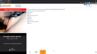 hot omegle girl fucks herself with hairbrush