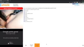 hot omegle girl fucks herself with hairbrush