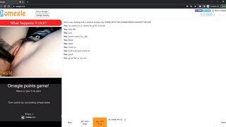hot omegle girl fucks herself with hairbrush