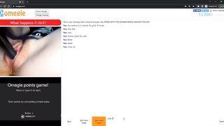 hot omegle girl fucks herself with hairbrush