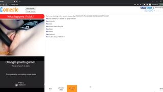 hot omegle girl fucks herself with hairbrush