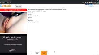 hot omegle girl fucks herself with hairbrush