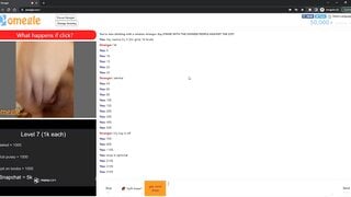 hot teen blonde with beautiful tits plays omegle game