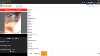 hot teen blonde with beautiful tits plays omegle game