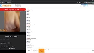 hot teen blonde with beautiful tits plays omegle game