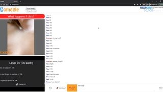 hot teen blonde with beautiful tits plays omegle game