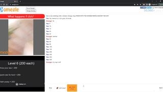 hot teen blonde with beautiful tits plays omegle game
