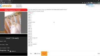 hot teen blonde with beautiful tits plays omegle game