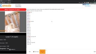 hot teen blonde with beautiful tits plays omegle game