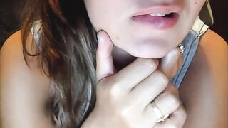 Amber plays spicy omegle game