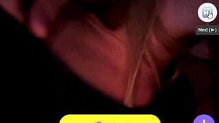 Guy plays with girlfriends nipple