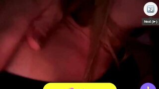 Guy plays with girlfriends nipple