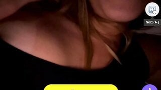 Guy plays with girlfriends nipple