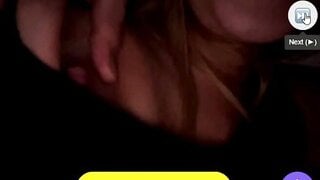 Guy plays with girlfriends nipple