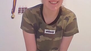 Abby plays spicy omegle game