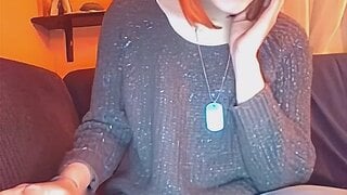 Isabella plays spicy omegle game
