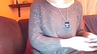 Isabella plays spicy omegle game