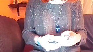 Isabella plays spicy omegle game