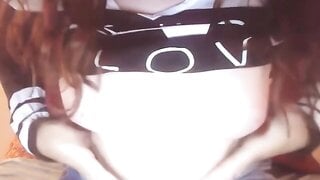 Lola plays spicy omegle game