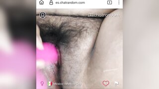 Milf Mexicana caliente de enormes tetas se masturba en Chatrandom