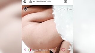 Milf Mexicana caliente de enormes tetas se masturba en Chatrandom