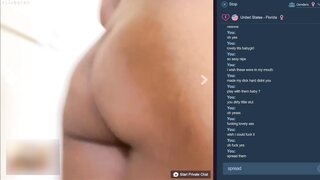 ebony girl shows off