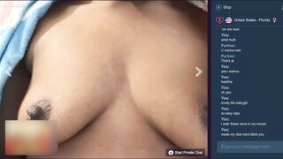 ebony girl shows off