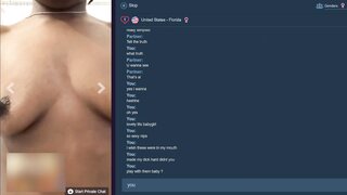 ebony girl shows off