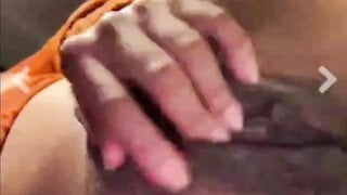 ebony with beautiful orgasm face