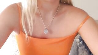 Sky plays spicy omegle game