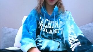 Tina plays spicy omegle game