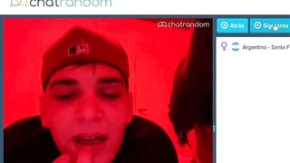 Tattoed Argentina flashing me with her gay friend