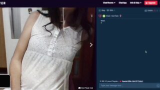 milf Brazilian woman touching herself