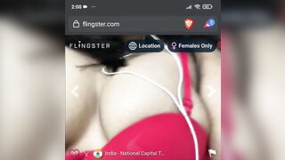 Hot Indian in red bra makes me cum