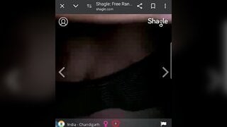 Indian girl showing boobs on shagle