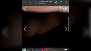 Indian girl showing boobs on shagle