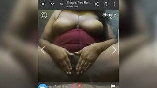 Indian girl showing boobs on shagle