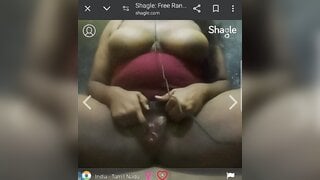 Indian girl showing boobs on shagle