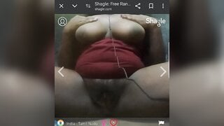 Indian girl showing boobs on shagle